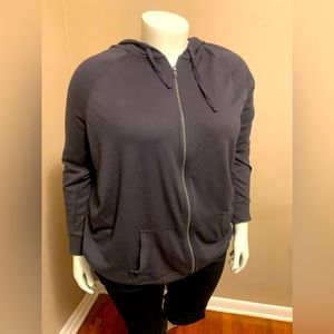 Torrid 2X zip front hoodie